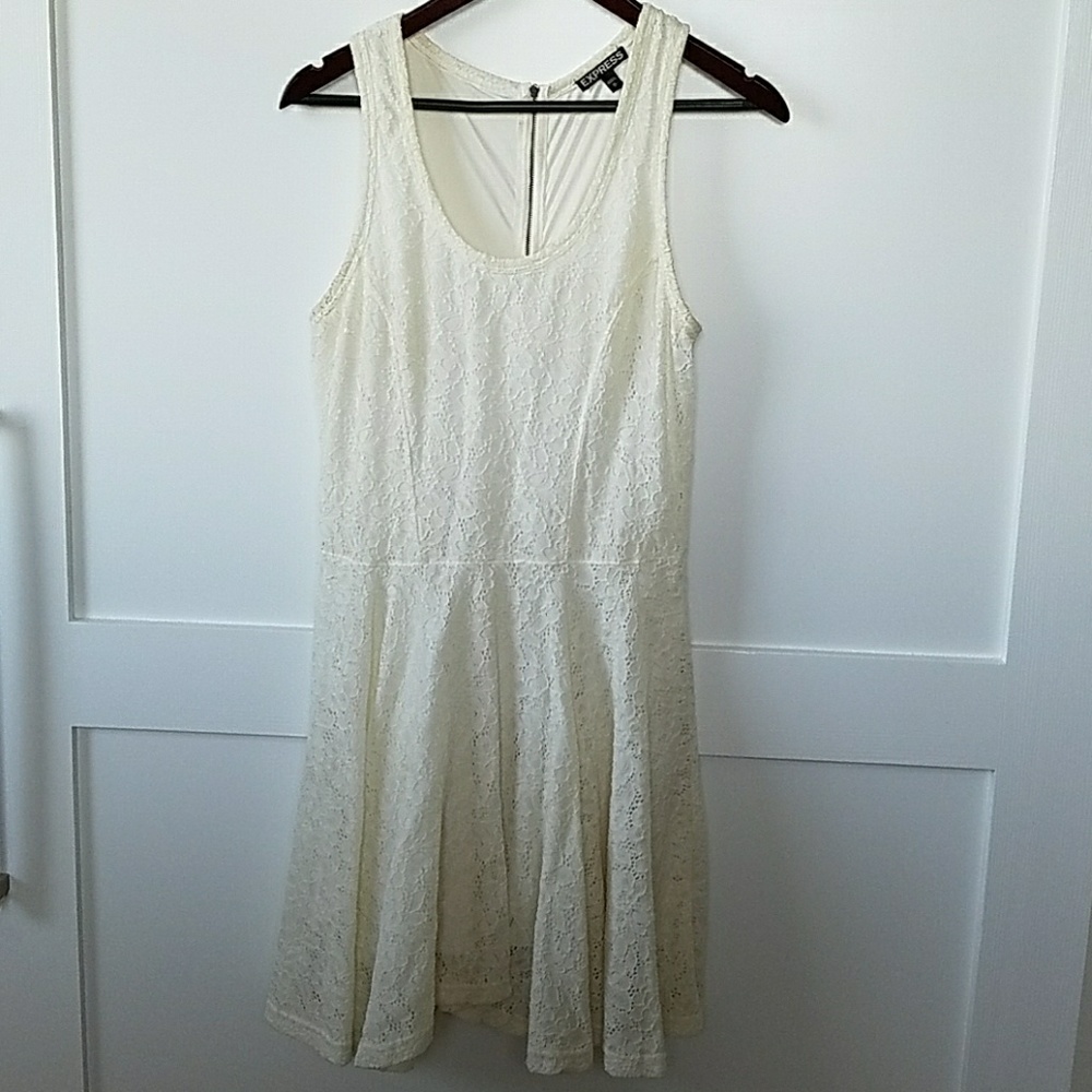 White lace Express dress
